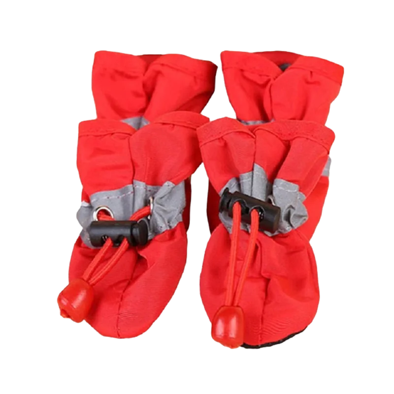 Waterproof Anti-Slip Pet Rain Boots Set