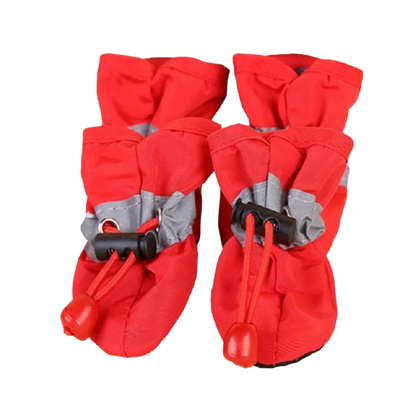 Waterproof Anti-Slip Pet Rain Boots Set