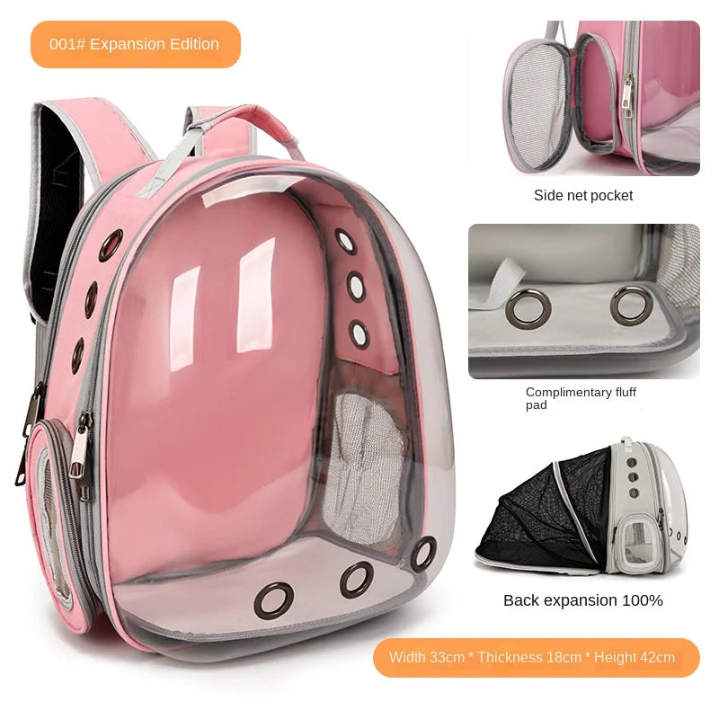 PurView Pro Transparent Cat Backpack - As seen in Argylle