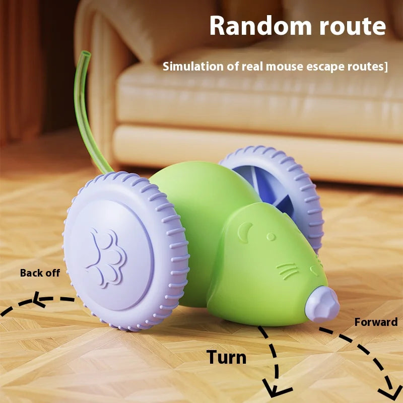Interactive Electric Mouse Teaser Toy for Pets
