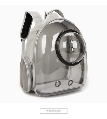 {As seen in Argylle} Space Capsule Pet Backpack-Airline Approved Transparent Carrier [Large Capacity + 360° Ventilation + Dual Handles]
