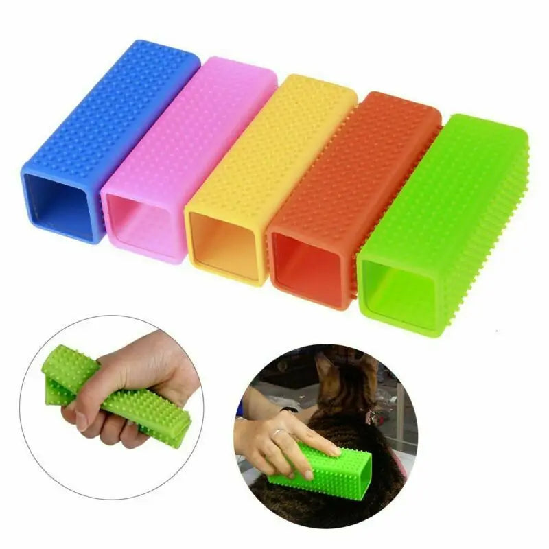 Effective Pet Hair Removal Silicone Cleaning Brush
