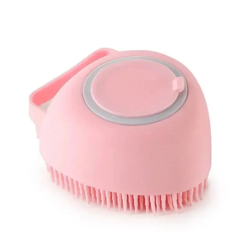 Soft Silicone Bath Brush for Easy Pet Care