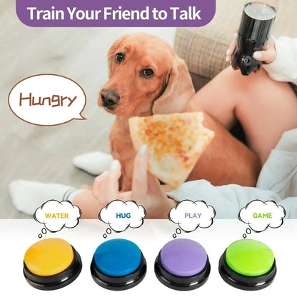 Dog Communication Buttons Voice Recording Buzzer