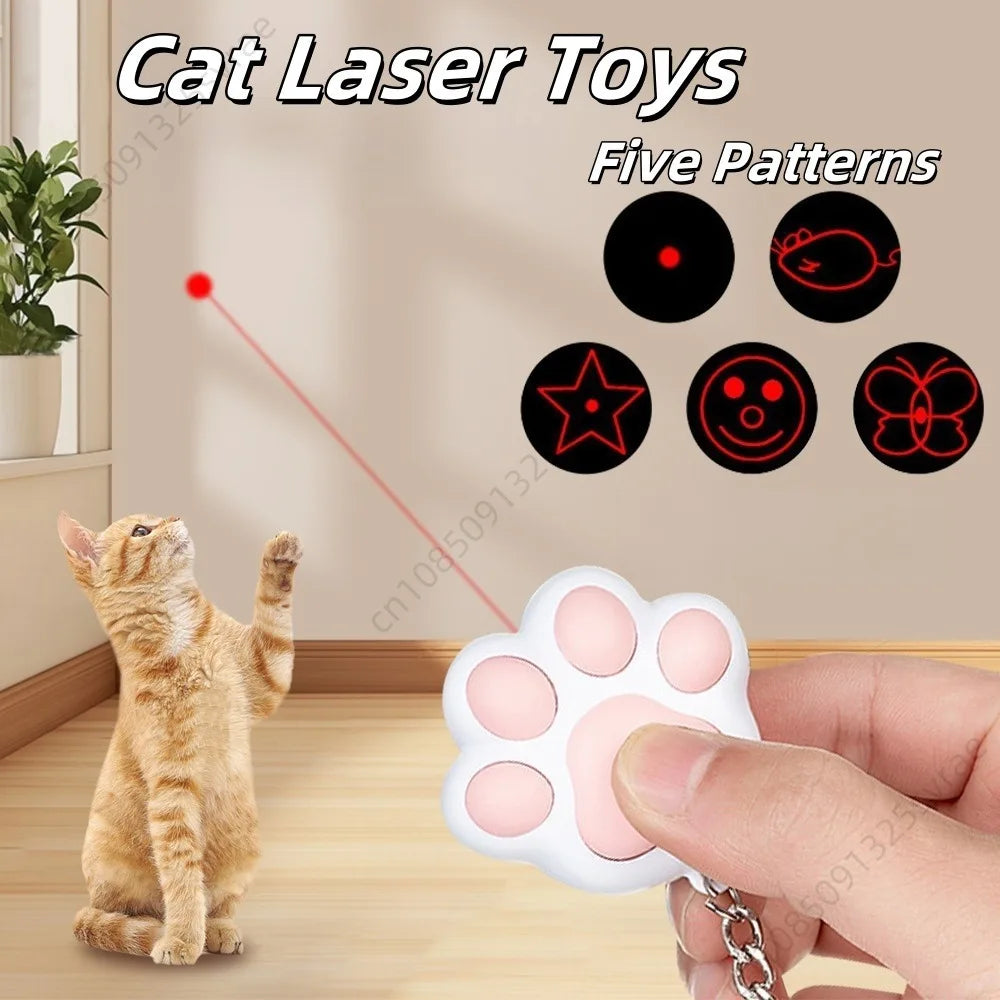 Interactive USB Rechargeable Laser Toy with Patterns