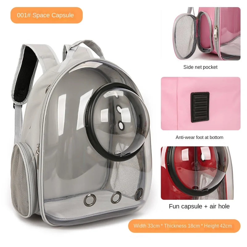 PurView Pro Transparent Cat Backpack - As seen in Argylle