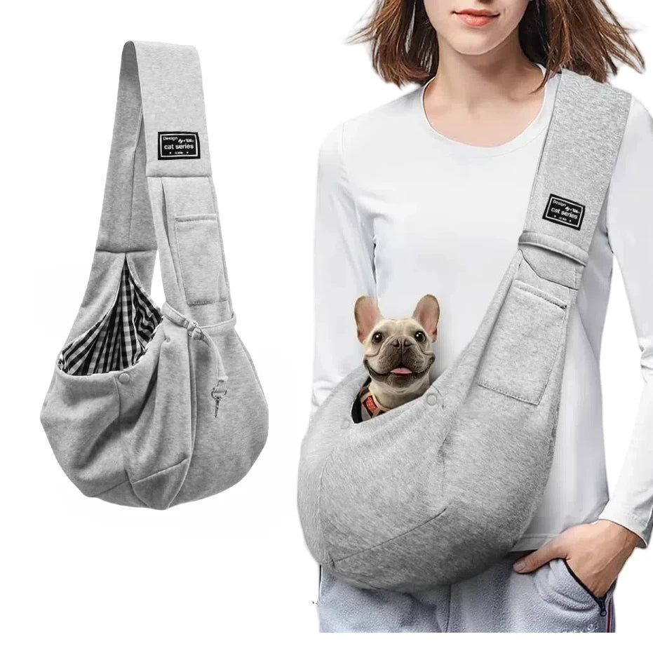 Cotton Comfortable Pet Sling Bag for Travel