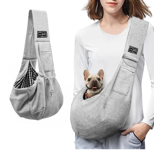 Cotton Comfortable Pet Sling Bag for Travel