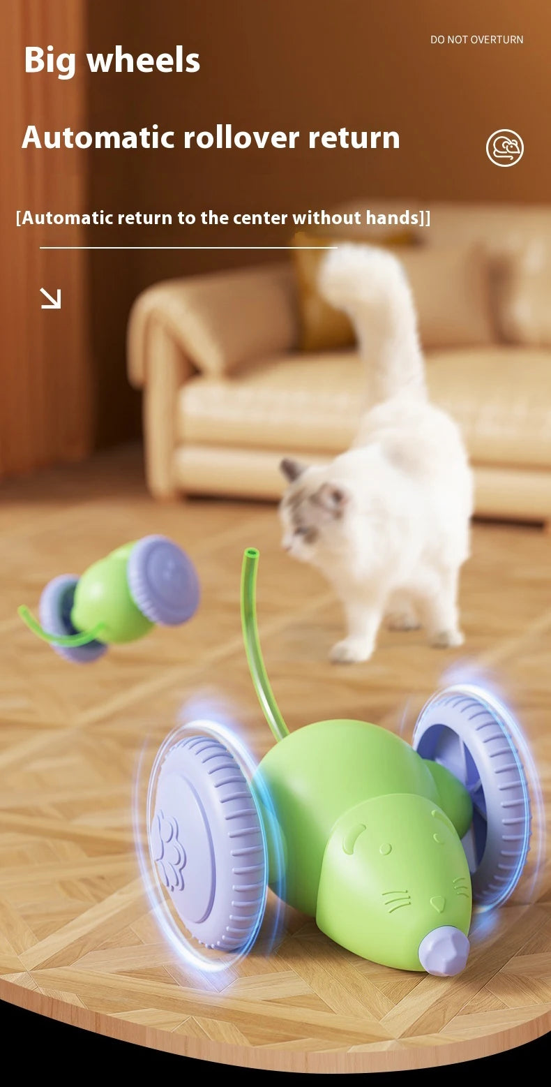 Interactive Electric Mouse Teaser Toy for Pets