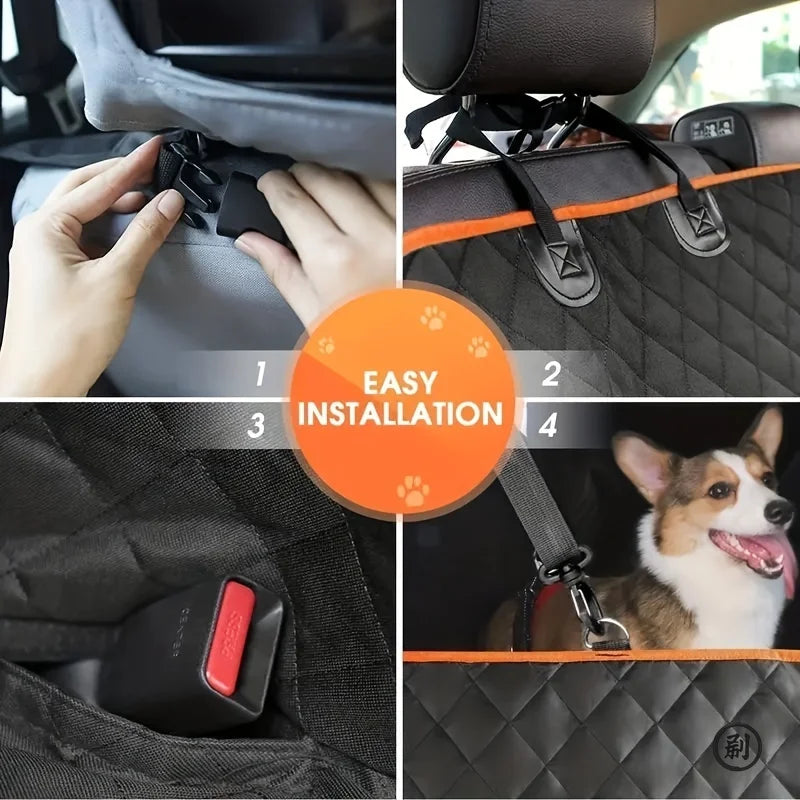Car seat Cover as a Dog Hammock [Waterproof + Scratch-Resistant]