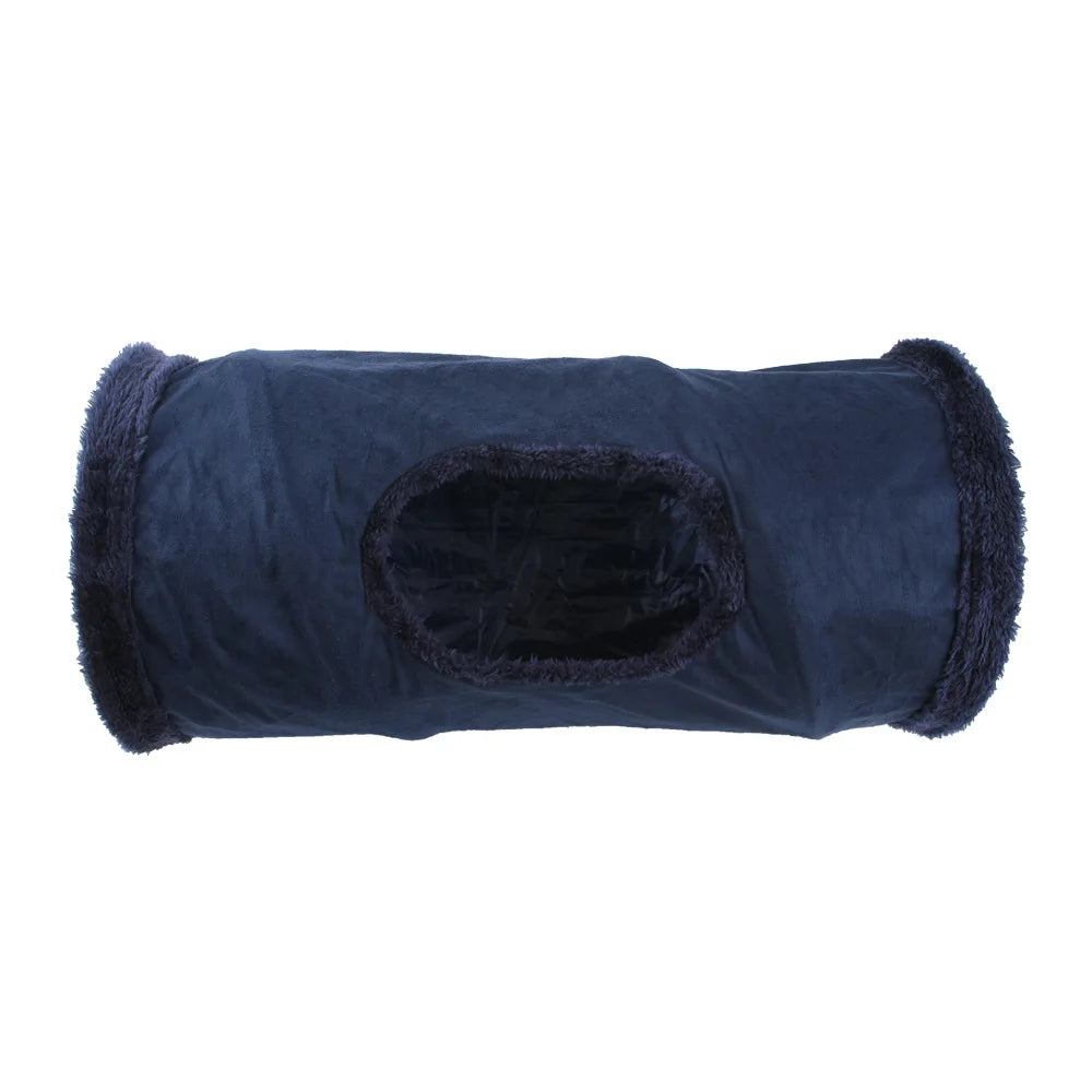 Collapsible Winter Suede Tunnel for Playtime Fun