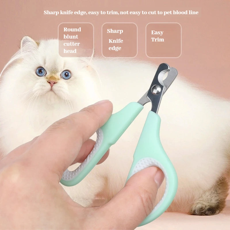 ペットユニバーサルビューティーセット 猫用コーム 両面ノットコーム 猫用爪切りコーム ノミ取りコーム 脱毛製品 ニードルコーム