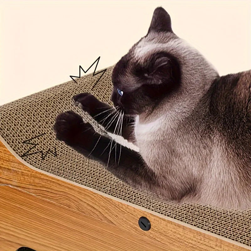 Cat Scratch Sofa with Interactive Toys