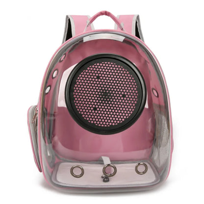 {As seen in Argylle} Space Capsule Pet Backpack-Airline Approved Transparent Carrier [Large Capacity + 360° Ventilation + Dual Handles]