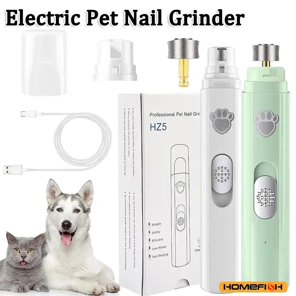 Electric Nail Grinder with Adjustable Speeds and USB Rechargeable