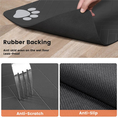 Absorbent Waterproof Pet Feeding Mat