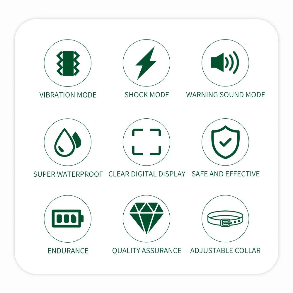 Automatic Bark Correction Collar with Digital Display