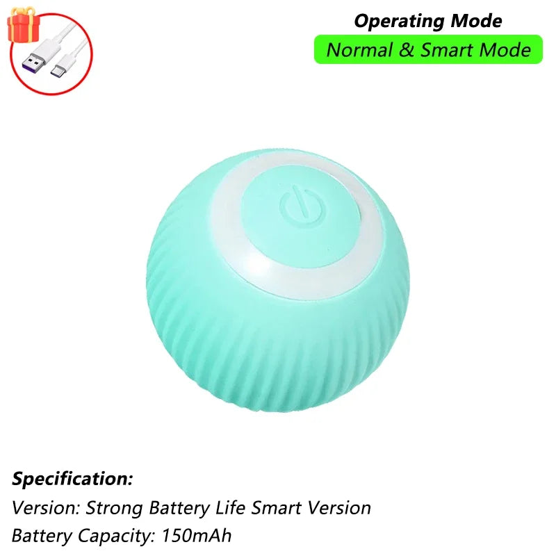 Interactive Smart Rolling Ball Toy for Cats