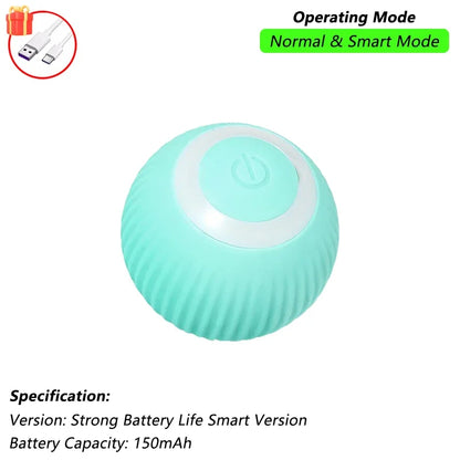 Interactive Smart Rolling Ball Toy for Cats