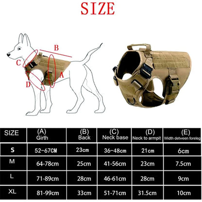 Military Vest Pet for Dogs