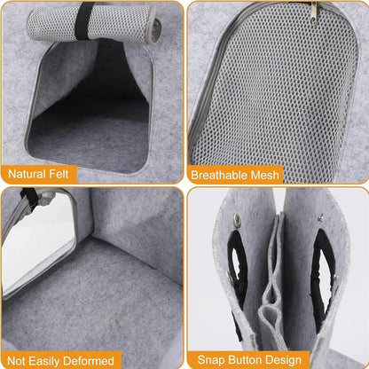 Multi-Functional Washable Felt Pet Bed Nest