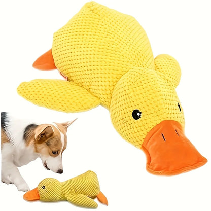 Plush Duck Chew Toy with Sound Relief
