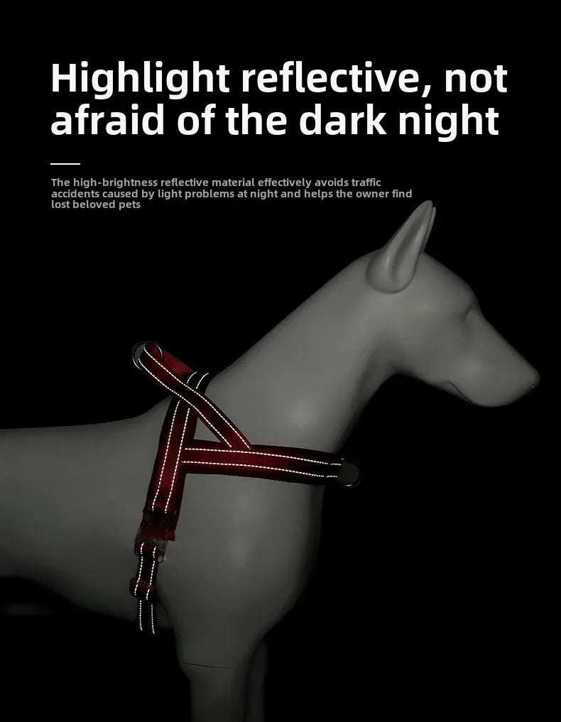 Explosion Proof Breathable Dog Leash and Vest