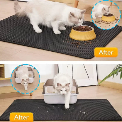 Large Waterproof Cat Litter Trapping Mat