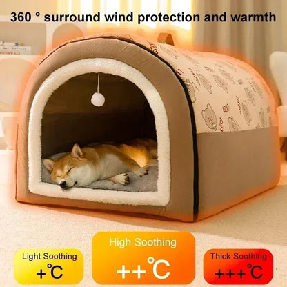 Detachable Kennel Winter Bed