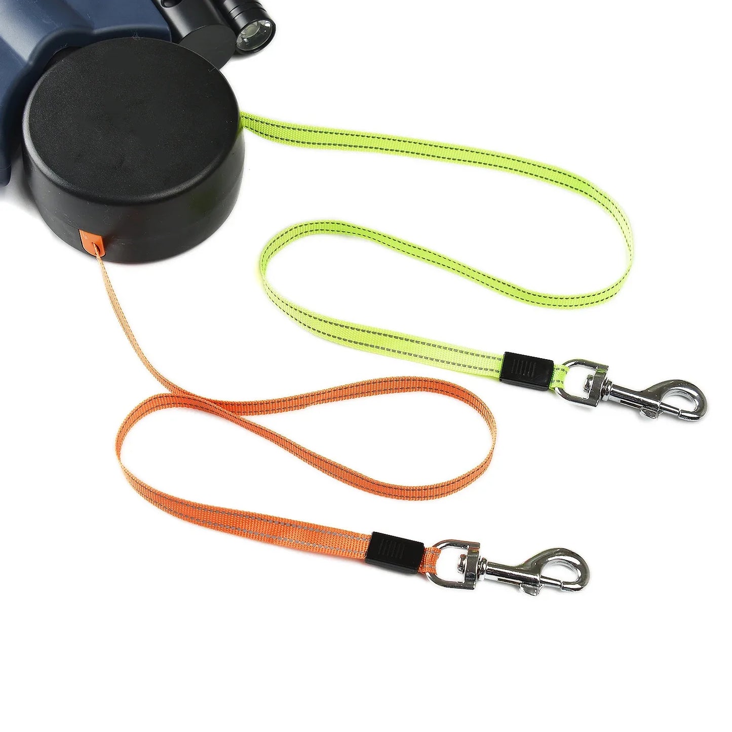 3M Dual Retractable Reflective Pet Leash Lead [360 Swivel]