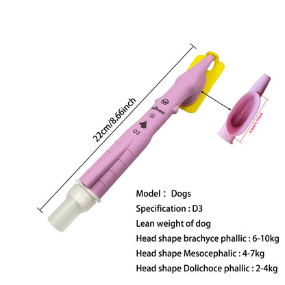 Canine Tracheal Intubation of Anesthesia Gas