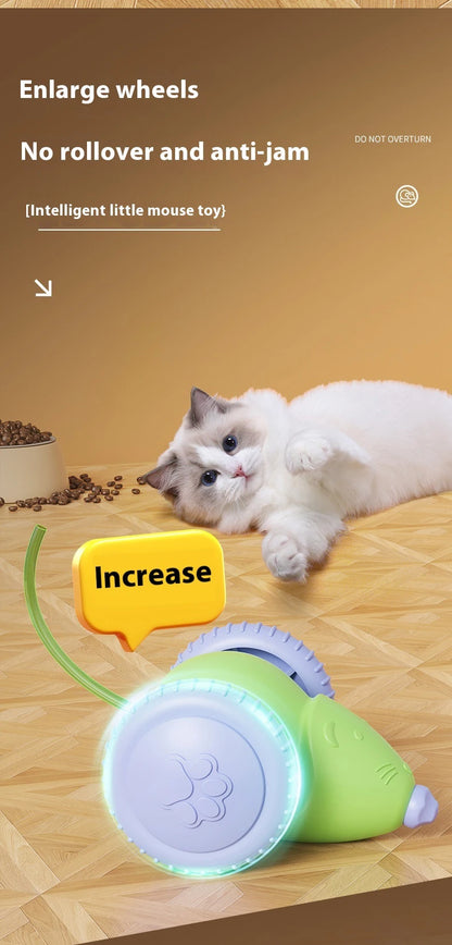 Interactive Electric Mouse Teaser Toy for Pets