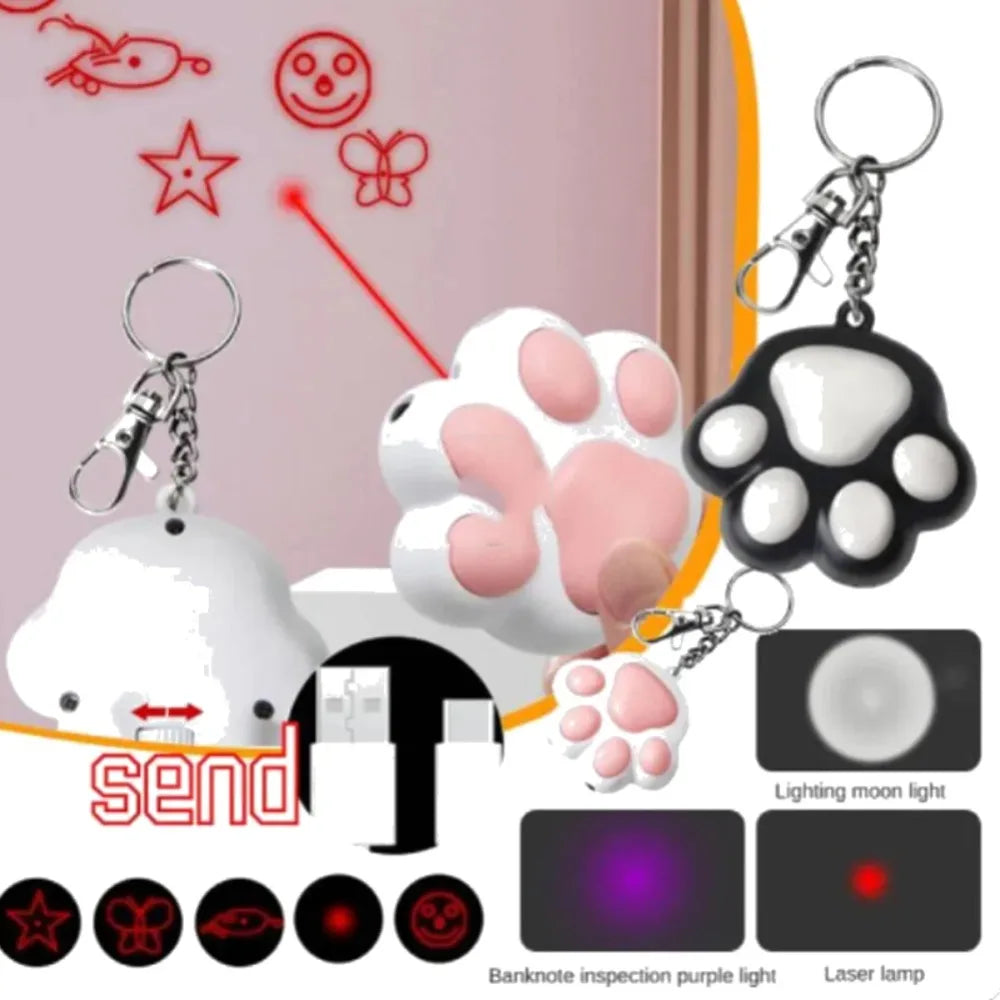 Interactive USB Rechargeable Laser Toy with Patterns