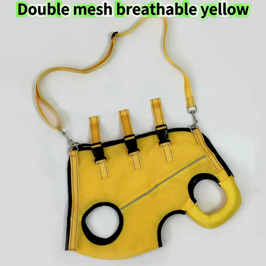 Rehabilitation Sling Carrier with Padded Straps | Breathable Hip Support for Hind Legs