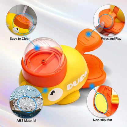 Interactive Cartoon Duck Snack Feeder Dispenser