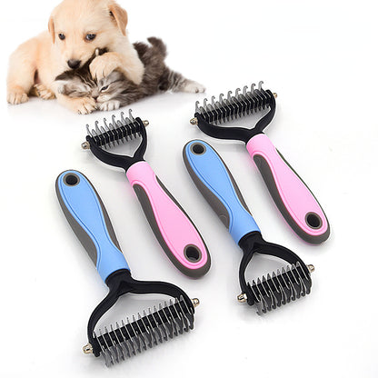 Professional Pet Deshedding Brush and Fur Remover