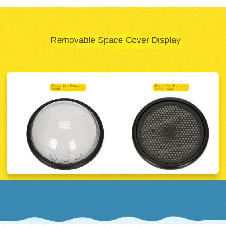 {As seen in Argylle} Space Capsule Pet Backpack-Airline Approved Transparent Carrier [Large Capacity + 360° Ventilation + Dual Handles]