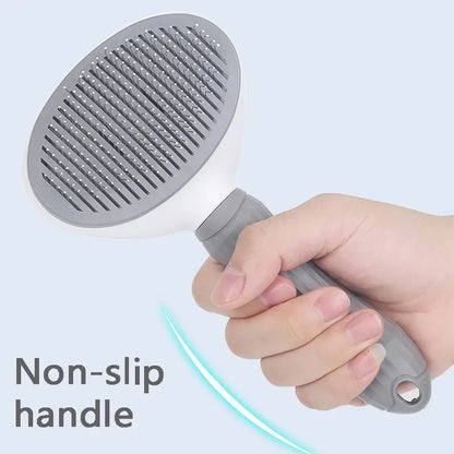 Self Cleaning Pet Hair Removal Slicker Brush