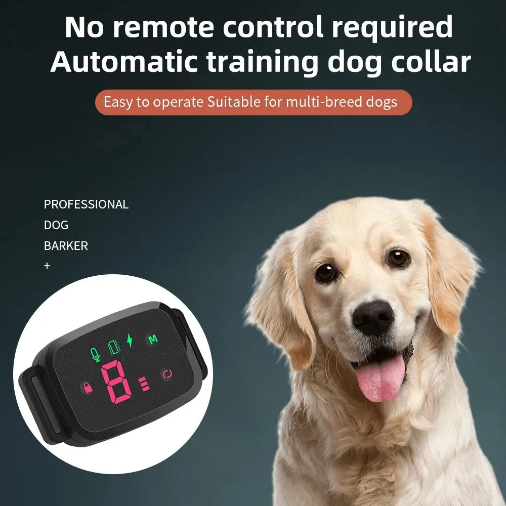 Automatic Bark Correction Collar with Digital Display