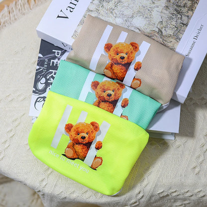 Cute Cartoon Bear Print Summer Pet Vest