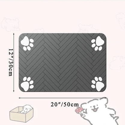 Absorbent Waterproof Pet Feeding Mat