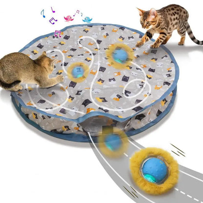 Hunting Cover Interactive Cat Toy Kit