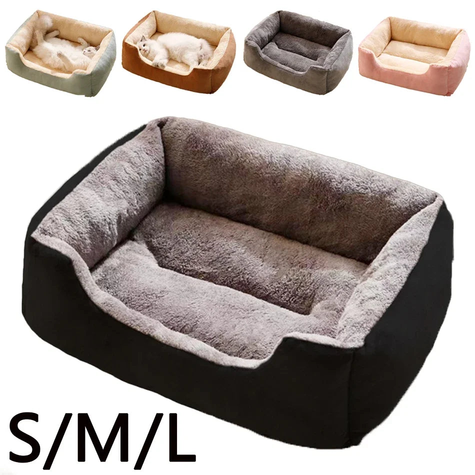 Cushioned Bed for Cats and Dogs