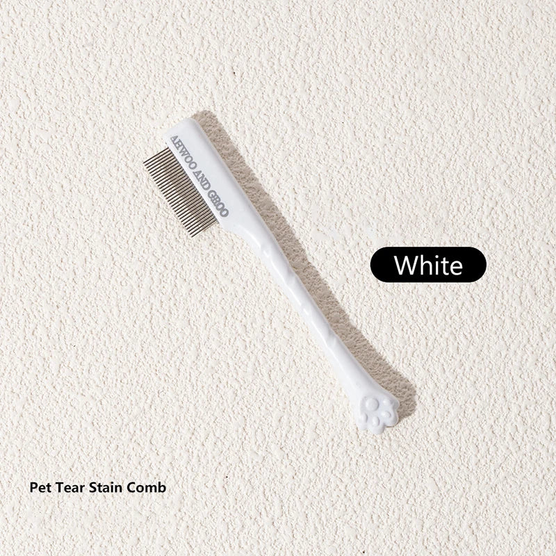 Portable Pet Eye Comb Tear Stain Remover Brush