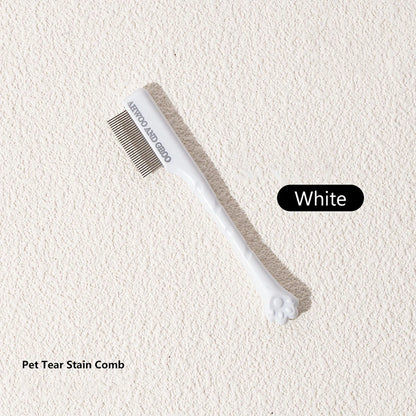 Portable Pet Eye Comb Tear Stain Remover Brush