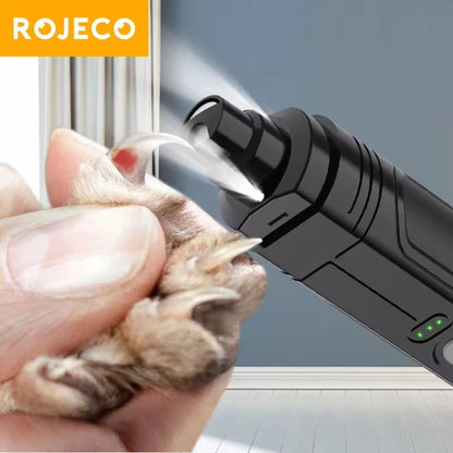 Electric Dog Nail Clippers With Rechargeable LED Lights