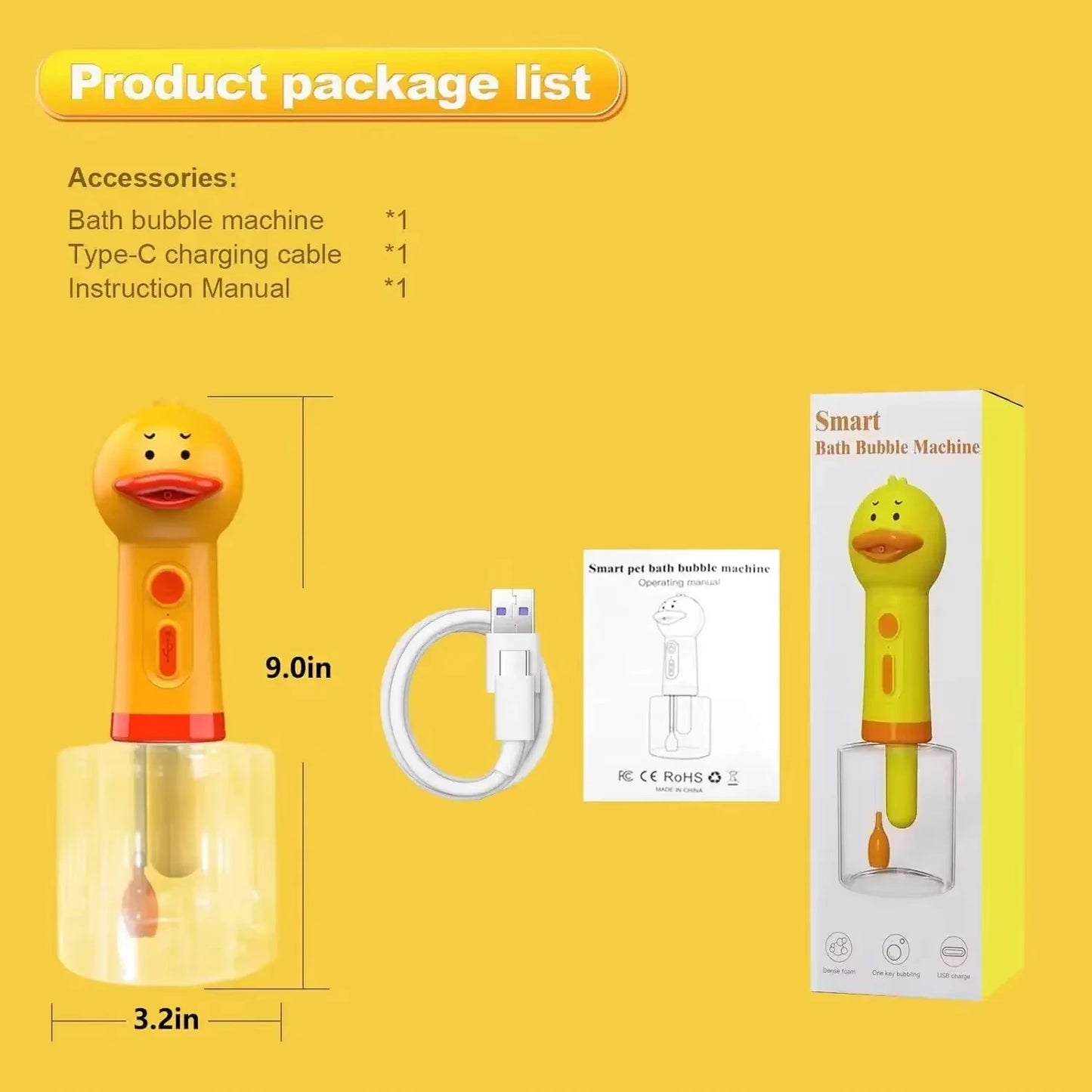 Electric Pet Shampoo Dispenser