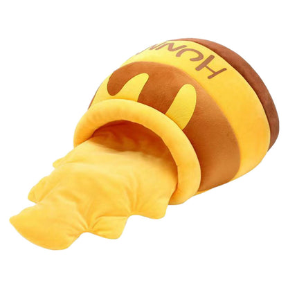 Cozy Honey Pot Cave Cat Bed with Cushion