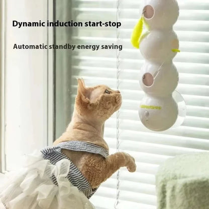 Intelligent Interactive Cat Stick Pro with Replaceable Prey Tail