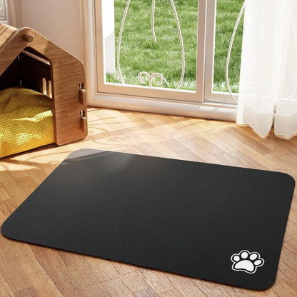 Absorbent Pet Feeding Mat Quick Dry Easy Clean